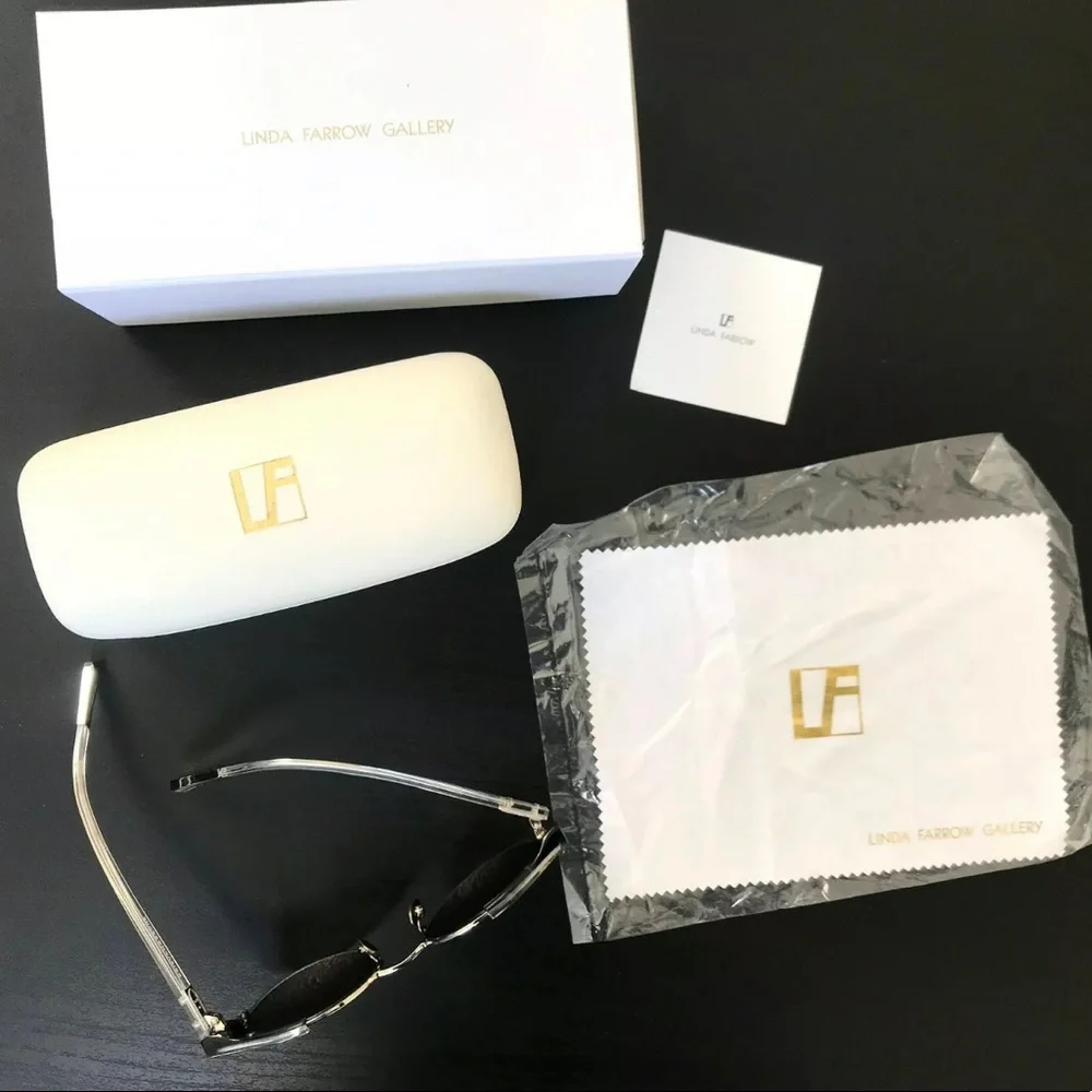 Kris Van Linda Farrow X Round Frame Sunglasses - Picture 2 of 10